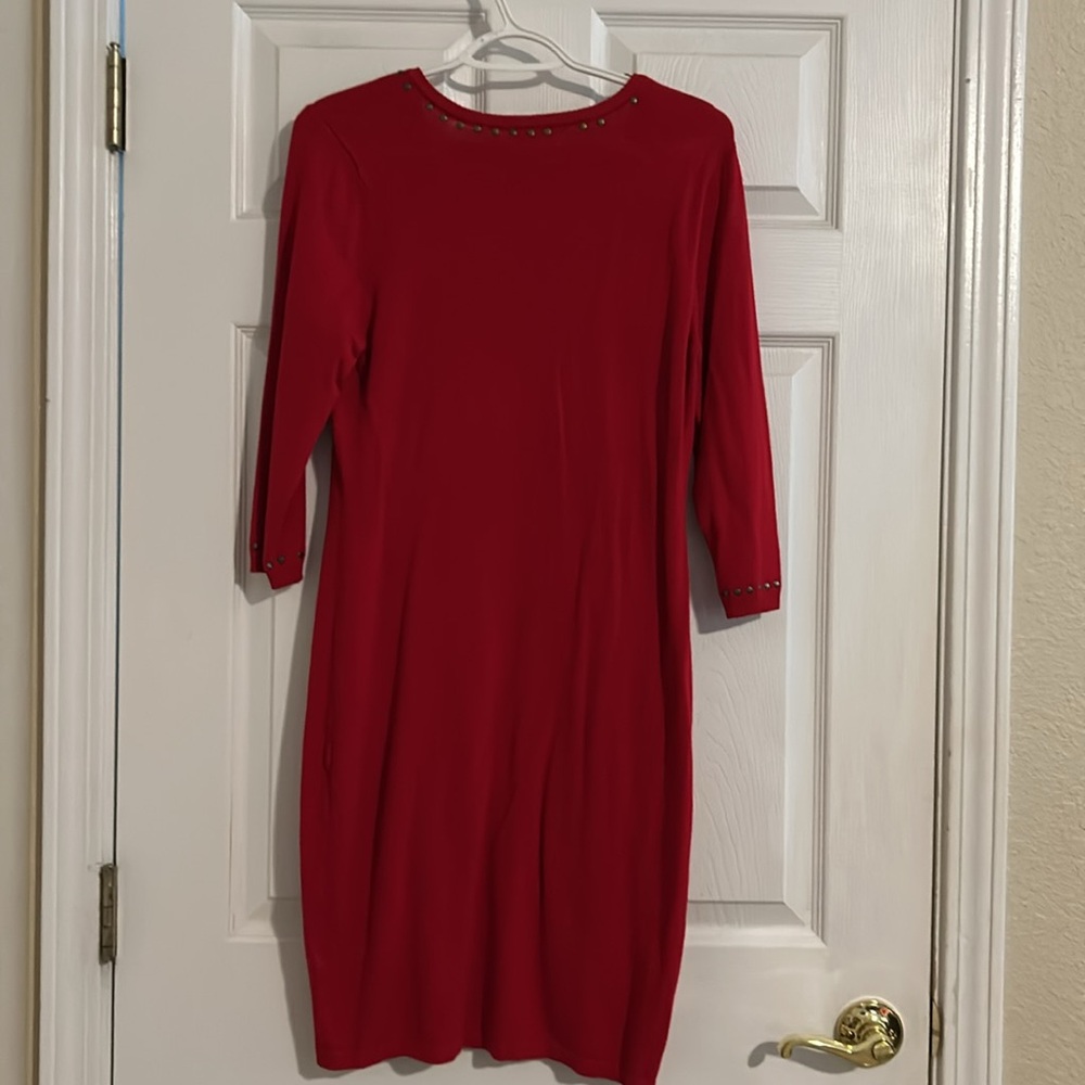 Red dress by CK. - Picture 3 of 10